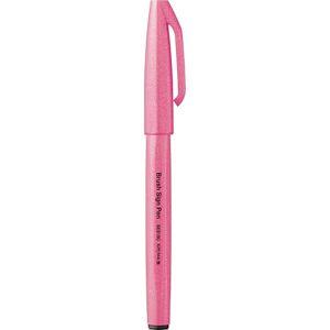 Pentel SES15C-FPX Brush Sign Pen neon-pink, Faserschreiber, pinselähnliche Spitze, 10 Stück Pentel SES15C-FPX Brush Sign Pen neon-pink, Faserschreiber, pinselähnliche Spitze, 10 Stück