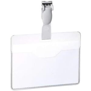Durable Besucher-Ausweisschild, 25 Stück, 60 x 90 mm, durchsichtig, 814719 Durable Besucher-Ausweisschild, 25 Stück, 60 x 90 mm, durchsichtig, 814719