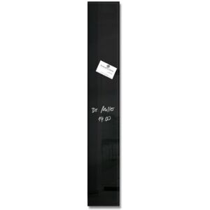 Sigel GL100 kleine Premium Glas-Magnettafel 12 x 78 cm schwarz hochglänzend, SGS geprüft, einfache Montage, incl. 2 Magnete, Magnetleiste, für Büro & Küche, Artverum Sigel GL100 kleine Premium Glas-Magnettafel 12 x 78 cm schwarz hochglänzend, SGS geprüft, einfache Montage, incl. 2 Magnete, Magnetleiste, für Büro & Küche, Artverum