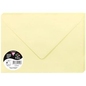 Clairefontaine 5452C Packung mit 20 Umschläge Pollen, Format C5, 162 x 229 mm, 120g, ideal für Korrespondenz und Einladungen, Kanariengelb, 1 Pack Clairefontaine 5452C Packung mit 20 Umschläge Pollen, Format C5, 162 x 229 mm, 120g, ideal für Korrespondenz und Einladungen, Kanariengelb, 1 Pack