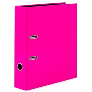 Herma Ordner A4 Neon Pink Set, 5 Stück, 7 cm breit, Kinder Ringordner, einfarbiger Aktenordner in leuchtender Neon Farbe für Jungen und Mädchen Herma Ordner A4 Neon Pink Set, 5 Stück, 7 cm breit, Kinder Ringordner, einfarbiger Aktenordner in leuchtender Neon Farbe für Jungen und Mädchen