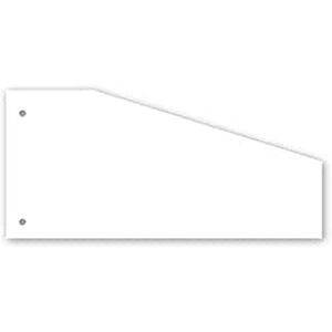 Kangaro 07070-09-TR Trennstreifen Trapez, Papier, Weiß, 10.5x20.4x2.5cm Kangaro 07070-09-TR Trennstreifen Trapez, Papier, Weiß, 10.5x20.4x2.5cm