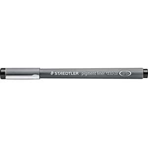Staedtler schwarzer pigment liner, Keilspitze mit Linienbreite 0,3 2,0 mm, dokumentenechte Pigmenttinte, lange Metallspitze, lange Lebensdauer, 10 Fineliner im Kartonetui, 308 C2-9 Staedtler schwarzer pigment liner, Keilspitze mit Linienbreite 0,3 2,0 mm, dokumentenechte Pigmenttinte, lange Metallspitze, lange Lebensdauer, 10 Fineliner im Kartonetui, 308 C2-9