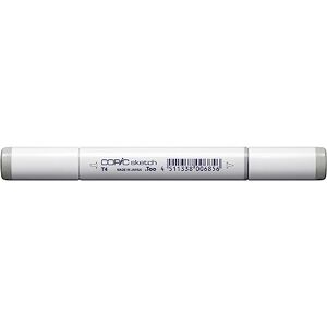 Copic Sketch Marker Typ T 4, toner gray No. 4, professioneller Pinselmarker, mit einer Super-Brush-Spitze und einer Medium-Broad-Spitze Copic Sketch Marker Typ T 4, toner gray No. 4, professioneller Pinselmarker, mit einer Super-Brush-Spitze und einer Medium-Broad-Spitze