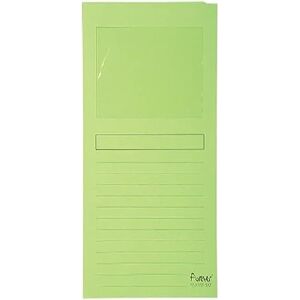 Exacompta 50107E Fenstermappen Packung, 100 Stück, mit Organisationsdruck aus Recycling-Karton 120 g, forever, Din A4, hellgrün Exacompta 50107E Fenstermappen Packung, 100 Stück, mit Organisationsdruck aus Recycling-Karton 120 g, forever, Din A4, hellgrün
