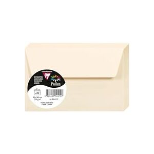 Clairefontaine 5441C Packung mit 20 Umschläge Pollen, 90 x 140 mm, 120 g, ideal für Einladungen und Korrespondenz, Elfenbein, 1 Pack Clairefontaine 5441C Packung mit 20 Umschläge Pollen, 90 x 140 mm, 120 g, ideal für Einladungen und Korrespondenz, Elfenbein, 1 Pack