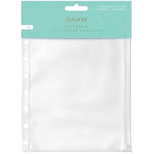 Filofax Nachfüllbares A5-Notizbuch, Umschlag mit Reißverschluss Filofax Nachfüllbares A5-Notizbuch, Umschlag mit Reißverschluss