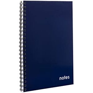 Collins Essential Spiralheft, A4, Spiralbindung, liniert, 80 Seiten, dunkelblau Collins Essential Spiralheft, A4, Spiralbindung, liniert, 80 Seiten, dunkelblau