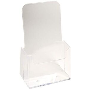 Exacompta 73058D Tischprospekthalter Exacyrl für 10 x 21 cm aus robustem Acryl gefertigt aus einem Guss kristall ideal für Schreibtisch und Büro Verkaufsbüro Flyerhalter Exacompta 73058D Tischprospekthalter Exacyrl für 10 x 21 cm aus robustem Acryl gefertigt aus einem Guss kristall ideal für Schreibtisch und Büro Verkaufsbüro Flyerhalter