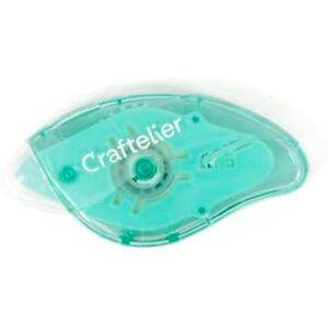 Craftelier Kleberspender mit dauerhaftem doppelseitiges Klebeband Entworfen für Scrapbooking -Projekte und andere Handwerks Aufladbar und säurefrei Maßnahmen 8 mm x 7 m türkisfarbene Farbe Craftelier Kleberspender mit dauerhaftem doppelseitiges Klebeband Entworfen für Scrapbooking -Projekte und andere Handwerks Aufladbar und säurefrei Maßnahmen 8 mm x 7 m türkisfarbene Farbe
