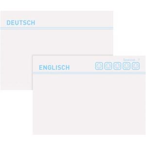 Herlitz Karteikarte A8, liniert, 4 Farben + weiß, Blauer-Engel-zertifizert, 200 Stück (100 (Vokabeln), A8) Herlitz Karteikarte A8, liniert, 4 Farben + weiß, Blauer-Engel-zertifizert, 200 Stück (100 (Vokabeln), A8)