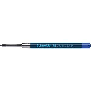 Schneider 77171 Slider 755 Kugelschreibermine (ViscoGlide-Technologie, dokumentenecht, Strichstärke M) 1er Pack, blau Schneider 77171 Slider 755 Kugelschreibermine (ViscoGlide-Technologie, dokumentenecht, Strichstärke M) 1er Pack, blau