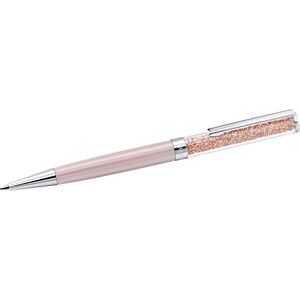 Swarovski Crystalline Kugelschreiber, Rosafarbener, Verchromter Stift mit Edlen Kristallen Swarovski Crystalline Kugelschreiber, Rosafarbener, Verchromter Stift mit Edlen Kristallen