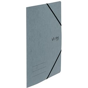 Leitz VON 5er Pack Eckspanner A4, Recycling-Karton, Für 150 Blatt, Mappe mit Gummizug, Mit modernem VON-Aufdruck, Leichter Ordner für Schule & Zuhause, Grau, 30110085 Leitz VON 5er Pack Eckspanner A4, Recycling-Karton, Für 150 Blatt, Mappe mit Gummizug, Mit modernem VON-Aufdruck, Leichter Ordner für Schule & Zuhause, Grau, 30110085