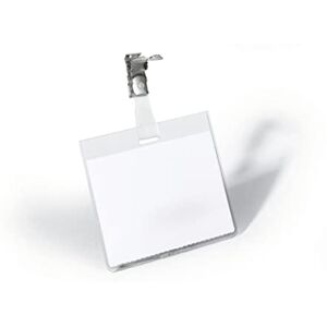 Durable Namensschild (mit Clip, 60 x 90 mm, Kunststoff) Packung à 25 Stück, transparent, 800319 Durable Namensschild (mit Clip, 60 x 90 mm, Kunststoff) Packung à 25 Stück, transparent, 800319