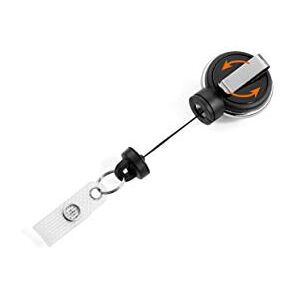 Durable 834901 Jojo mit 360° drehbarem Clip, für schwere Kartenhalter oder Schlüssel bis 300g, 1 Stück, schwarz Durable 834901 Jojo mit 360° drehbarem Clip, für schwere Kartenhalter oder Schlüssel bis 300g, 1 Stück, schwarz