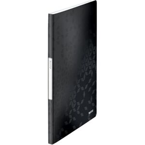 Leitz WOW Sichtbuch in A4 Format, Mit 20 Klarsichthüllen für 40 Blatt, Schwarz, WOW, 46310095 Leitz WOW Sichtbuch in A4 Format, Mit 20 Klarsichthüllen für 40 Blatt, Schwarz, WOW, 46310095