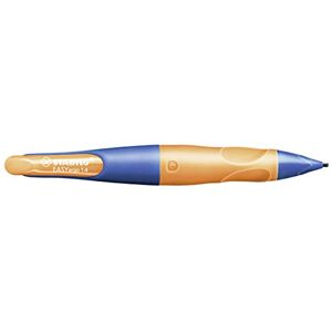 STABILO Ergonomischer Druck-Bleistift für Linkshänder EASYergo 1.4 in ultramarinblau/neonorange Einzelstift inkl. 3 dünner Minen Härtegrad HB STABILO Ergonomischer Druck-Bleistift für Linkshänder EASYergo 1.4 in ultramarinblau/neonorange Einzelstift inkl. 3 dünner Minen Härtegrad HB