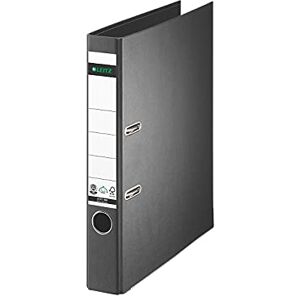 Leitz Qualitäts-Ordner 180°, A4, schmal, 5,2 cm Rückenbreite, Spezialpapierkaschierung in Leinenprägung, Blauer Engel, Schwarz, 10080095 Leitz Qualitäts-Ordner 180°, A4, schmal, 5,2 cm Rückenbreite, Spezialpapierkaschierung in Leinenprägung, Blauer Engel, Schwarz, 10080095