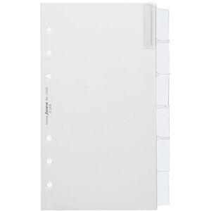 Filofax 131624 Blankoregister mit farbigen Tabs, weiß Filofax 131624 Blankoregister mit farbigen Tabs, weiß