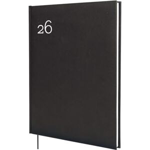 Finocam Kalender 2026, Wochenansicht, Januar Dezember (12 Monate), Jahresplaner 2026, gebunden, Hardcover, gepolstert, Milano, Schwarz, Spanisch Finocam Kalender 2026, Wochenansicht, Januar Dezember (12 Monate), Jahresplaner 2026, gebunden, Hardcover, gepolstert, Milano, Schwarz, Spanisch