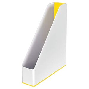 Leitz Stehsammler A4, Zweifarbiges Design, Weiß/Gelb, Duo Colour, WOW, 53621016 Leitz Stehsammler A4, Zweifarbiges Design, Weiß/Gelb, Duo Colour, WOW, 53621016