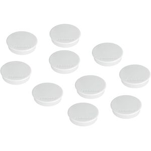 Franken Magnete Rund, 10 Stück, Hochwertige Haftmagnete für Büro, Haushalt, Werkstatt, ideal für Whiteboards, Kühlschrank, Plantafeln oder Schaukästen, 38 mm, Weiß, HM38 09 Franken Magnete Rund, 10 Stück, Hochwertige Haftmagnete für Büro, Haushalt, Werkstatt, ideal für Whiteboards, Kühlschrank, Plantafeln oder Schaukästen, 38 mm, Weiß, HM38 09