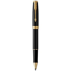Parker Sonnet Tintenroller Schwarze Lackierung mit Goldzierteilen feine Spitze Schwarze Tinte Geschenkbox Parker Sonnet Tintenroller Schwarze Lackierung mit Goldzierteilen feine Spitze Schwarze Tinte Geschenkbox