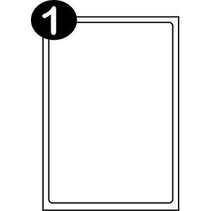 SmithPackaging A4 selbstklebende Adress-Etiketten, 1 Etikett pro Blatt, 100 Blatt, 199,6 x 289,1 mm, 100 Etiketten SmithPackaging A4 selbstklebende Adress-Etiketten, 1 Etikett pro Blatt, 100 Blatt, 199,6 x 289,1 mm, 100 Etiketten