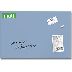 Sigel GL513 Premium Glas-Magnettafel 60x40 cm, pastellblau: matt, nicht spiegelnd, SGS geprüft, einfache Montage, incl. 3 starke Magnete, Artverum Sigel GL513 Premium Glas-Magnettafel 60x40 cm, pastellblau: matt, nicht spiegelnd, SGS geprüft, einfache Montage, incl. 3 starke Magnete, Artverum