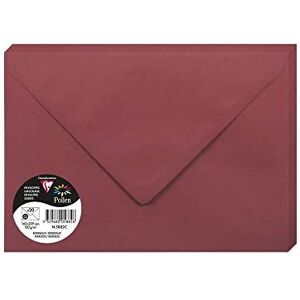 Clairefontaine 5882C Packung mit 20 Umschläge Pollen, Format C5, 162 x 229 mm, 120 g, ideal für Einladungen und Korrespondenz, Bordeaux, 1 Pack Clairefontaine 5882C Packung mit 20 Umschläge Pollen, Format C5, 162 x 229 mm, 120 g, ideal für Einladungen und Korrespondenz, Bordeaux, 1 Pack