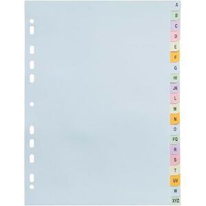 Exacompta Ref. 2621E – 1 Register aus Pastellkarte 170 g/m² Forever mit 20 alphabetischen Drucktasten von A bis Z – Format zum Ordnen A4 – Maße: 22,5 x 29,7 cm – verschiedene Pastellfarben Exacompta Ref. 2621E – 1 Register aus Pastellkarte 170 g/m² Forever mit 20 alphabetischen Drucktasten von A bis Z – Format zum Ordnen A4 – Maße: 22,5 x 29,7 cm – verschiedene Pastellfarben