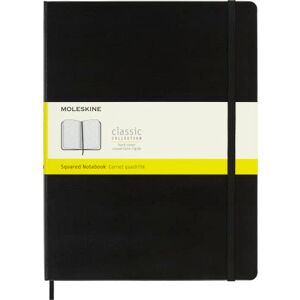 Moleskine Klassisches Kariertes Notizbuch Hardcover mit Elastischem Verschlussband Farbe Schwarz Größe A4 19 x 25 cm 208 Seiten Moleskine Klassisches Kariertes Notizbuch Hardcover mit Elastischem Verschlussband Farbe Schwarz Größe A4 19 x 25 cm 208 Seiten