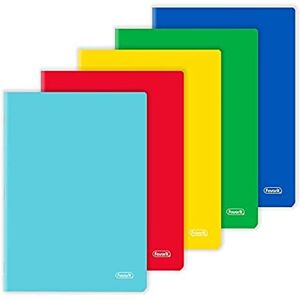 Favorit Cf.5 Notizbücher A4, einfarbiger Einband, Lineatur 5 mm, Papier 80 g/m², rot, gelb, blau, grün, türkis Favorit Cf.5 Notizbücher A4, einfarbiger Einband, Lineatur 5 mm, Papier 80 g/m², rot, gelb, blau, grün, türkis