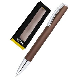 Online Kugelschreiber Vision Braun I Drehkugelschreiber mit Standard Großraummine in Strichstärke medium, Schreibfarbe Schwarz I Eleganter Kulli aus Aluminium in Geschenkbox Online Kugelschreiber Vision Braun I Drehkugelschreiber mit Standard Großraummine in Strichstärke medium, Schreibfarbe Schwarz I Eleganter Kulli aus Aluminium in Geschenkbox