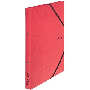 Leitz VON Ringbuch A4, Karton, Mit 2 Ringen und Gummibandverschluss, 25 mm Rückenbreite, Für 140 Blatt, Ringmechanik, Für Schule, Studium & Zuhause, 5 Stück, Rot, 30120025 Leitz VON Ringbuch A4, Karton, Mit 2 Ringen und Gummibandverschluss, 25 mm Rückenbreite, Für 140 Blatt, Ringmechanik, Für Schule, Studium & Zuhause, 5 Stück, Rot, 30120025