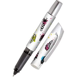 Online Campus „Coloured Feather“ Tintenroller mit Patrone I Ergonomischer Rollerball für Rechts- & Linkshänder mit Federdesign I Tintenroller Kinder & Erwachsene I inkl. Kombipatrone I Made in Germany Online Campus „Coloured Feather“ Tintenroller mit Patrone I Ergonomischer Rollerball für Rechts- & Linkshänder mit Federdesign I Tintenroller Kinder & Erwachsene I inkl. Kombipatrone I Made in Germany