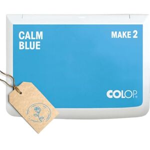 COLOP MAKE 2 Stempelkissen Blau 110 x 70 mm wasserbasiertes, schnelltrocknendes Stempelkissen für Holzstempel & Kreativstempel DIY & Büro COLOP MAKE 2 Stempelkissen Blau 110 x 70 mm wasserbasiertes, schnelltrocknendes Stempelkissen für Holzstempel & Kreativstempel DIY & Büro