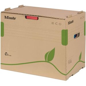 Esselte Eco Archiv-Container, Aufbewahrungsbox für 5 A4 Ordner, Lagerbox mit Deckel, Transportbox mit Griffen, 100% recycelte Wellpappe, 100% recycelbar, 10 Stück, Naturbraun, 623920 Esselte Eco Archiv-Container, Aufbewahrungsbox für 5 A4 Ordner, Lagerbox mit Deckel, Transportbox mit Griffen, 100% recycelte Wellpappe, 100% recycelbar, 10 Stück, Naturbraun, 623920