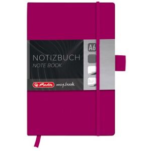 Herlitz 11369154 Notizbuch my.book Classic A6, 96 Blatt, kariert, berry Herlitz 11369154 Notizbuch my.book Classic A6, 96 Blatt, kariert, berry