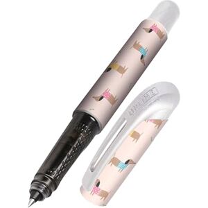 Online College Dackel Tintenroller mit Patrone I Ergonomischer Rollerball für Rechts- & Linkshänder mit Hunde-Design I Tintenroller Kinder & Erwachsene I inkl. Kombipatrone I Made in Germany Online College Dackel Tintenroller mit Patrone I Ergonomischer Rollerball für Rechts- & Linkshänder mit Hunde-Design I Tintenroller Kinder & Erwachsene I inkl. Kombipatrone I Made in Germany