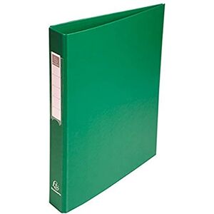 Exacompta 51383E 10er Pack Ringbücher aus festem Karton 1,8mm Kunststoffbezug aussen und innen, 4 Ringe Füllhöhe 25mm für DIN A4 Grün Exacompta 51383E 10er Pack Ringbücher aus festem Karton 1,8mm Kunststoffbezug aussen und innen, 4 Ringe Füllhöhe 25mm für DIN A4 Grün