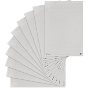Herlitz Flipchartpapier Recycling , kariert, mit 20 Blatt je Block, flach liegend, 10 Stück Herlitz Flipchartpapier Recycling , kariert, mit 20 Blatt je Block, flach liegend, 10 Stück