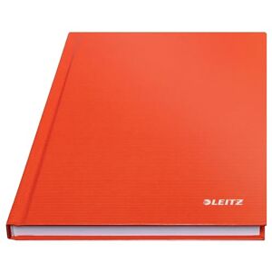 Leitz A5 Notizbuch kariert, 160 Seiten, 80 Blatt FSC zertifiziertes 80 g/m² Papier, Stabiler, kratzfester Hardcover-Einband, Für Büro, Schule oder als Tagebuch, Solid Serie, Hellrot, 46660020 Leitz A5 Notizbuch kariert, 160 Seiten, 80 Blatt FSC zertifiziertes 80 g/m² Papier, Stabiler, kratzfester Hardcover-Einband, Für Büro, Schule oder als Tagebuch, Solid Serie, Hellrot, 46660020