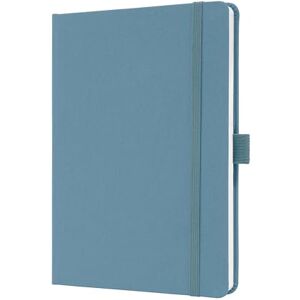 Sigel JN401 Notizbuch A5 liniert, blau, Tagebuch Jolie, 100 g/qm, Hardcover mit Textileinband, Gummiband, Stifteschlaufe, Einstecktasche, vegan, aus nachhaltigem Papier Sigel JN401 Notizbuch A5 liniert, blau, Tagebuch Jolie, 100 g/qm, Hardcover mit Textileinband, Gummiband, Stifteschlaufe, Einstecktasche, vegan, aus nachhaltigem Papier