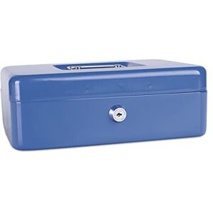 DONAU 5233001PL-10 Geldkassette, groß, 250 x 90 x 180 mm, blau DONAU 5233001PL-10 Geldkassette, groß, 250 x 90 x 180 mm, blau