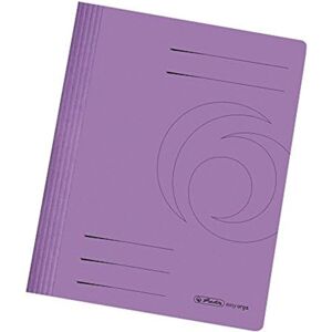 Herlitz Schnellhefter A4 Karton, gefaltet, lila intensiv, 25 Stück Herlitz Schnellhefter A4 Karton, gefaltet, lila intensiv, 25 Stück