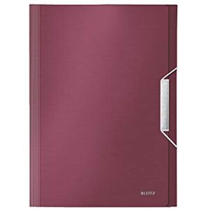 Leitz 39570028 Fächermappe Style Fächermappe Style, A4, 6 Fächer, PP, granatrot Leitz 39570028 Fächermappe Style Fächermappe Style, A4, 6 Fächer, PP, granatrot