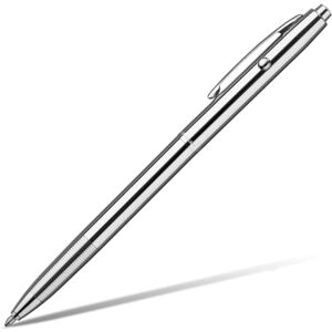 Fisher Space Pen Shuttle CH4 Kugelschreiber (Schlank und elegant für Büro & Reisen, schreibt im Weltall, unter Wasser und bei extremen Temperaturen) Chrome Fisher Space Pen Shuttle CH4 Kugelschreiber (Schlank und elegant für Büro & Reisen, schreibt im Weltall, unter Wasser und bei extremen Temperaturen) Chrome