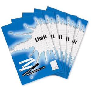 Limit Schulheft A4, 16 Blatt, Lineatur 27, liniert mit Rand, 5 Stück Limit Schulheft A4, 16 Blatt, Lineatur 27, liniert mit Rand, 5 Stück